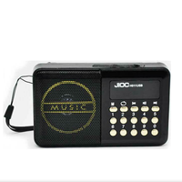 Radio FM numérique portable rechargeable à piles, petite, avec lecteur MP3, musique islamique, Coran, stéréo, USB, fabriquée en Chine