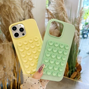 Coque de Téléphone en Silicone à Ventouse pour <span class=keywords><strong>iPhone</strong></span> avec Support Intégré, Support de Téléphone Mobile Coloré en Silicone, Accessoires de Support de Téléphone - Product Image 5
