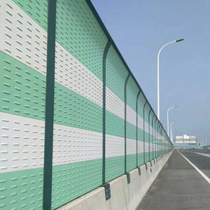 <span class=keywords><strong>Valla</strong></span> <span class=keywords><strong>Acústica</strong></span> de Seguridad Moderna y Duradera, Rejas de Enrejado, Estructura de Metal y PVC Ecológico para Carreteras Urbanas - Product Image 4