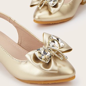 Zapatos de Tacón Alto para Niñas, Primavera 2026, Nuevos con Lazo, Estilo Princesa, Sandalias para 7-12 Años, Cierre de Velcro - Product Image 4