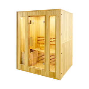 Vente directe du fabricant Cube de sauna intérieur/extérieur Sauna à vapeur traditionnel moderne - Product Image 3