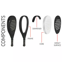 Fabricant professionnel Oem conception personnalisée pas cher vente en gros raquette de Tennis 3K raquette en Fiber de carbone