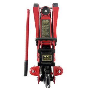 Gato hidráulico de 2.5 toneladas de perfil bajo de acero para elevación y reparación de vehículos - Product Image 2