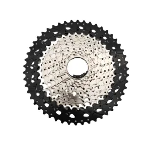 Sepeda jalan MTB 11-50t, 11 kecepatan 11-50t krom braket besi hitam terbesar 801G kaset FreeWheel aksesoris sepeda