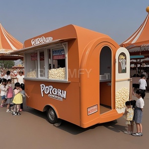 2025 Foodtruck Mobile Street Van Four à pizza Camion Caravane Chariots et Bbq Remorque alimentaire avec équipements de cuisine complets - Product Image 5