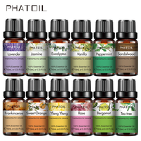 10ml phatoil Huiles essentielles de lavande pure biologique de marque privée Huile d'aromathérapie de massage en gros