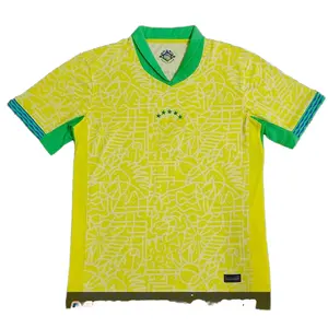 BraziLS Camiseta de fútbol 2024 Copa América Copa NEYMAR VINI JR Conjuntos de kit para niños 2025 BRasIL Camiseta de fútbol del equipo nacional 24/25 Inicio