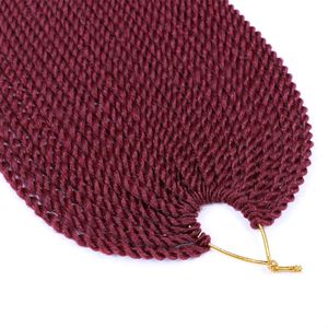 Offre Spéciale <span class=keywords><strong>Tresses</strong></span> au Crochet 14-22 pouces, 30 Brins/Paquet pour Femmes Noires, Extensions de Cheveux Synthétiques à Torsades <span class=keywords><strong>Sénégalaises</strong></span> - Product Image 5