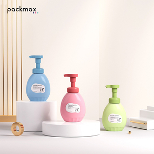 450ml HDPE Foam <b>Pump</b> <b>Bottle</b> for Kids Hand Soap Shower Gel - Eco Friendly Special Shape Mousse Dispenser Wholesale - Product Image 3