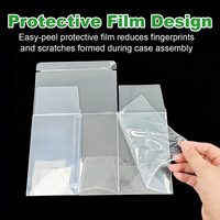 Boîte d'emballage en plastique PET transparente de haute qualité, écologique, personnalisée, pour jouets, vente en gros d'usine