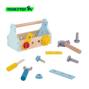 木制工具套装儿童玩具儿童工程修理盒儿童玩具套装儿童益智游戏