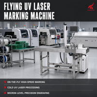 Machine de marquage laser UV CKMACHINE 355 nm refroidie à l'air et à l'eau pour un marquage non destructif sur le verre, la céramique, les circuits imprimés et les films flexibles