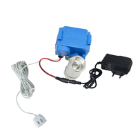 Détecteur de fuite d'eau en acier inoxydable DN25 (1 pouce) 85 dB, capteur d'eau 6 m pour la protection contre les fuites des systèmes de purification d'eau
