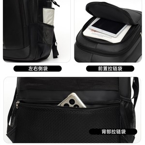 Cross Border Backpack Business Travel Bag 20-35L Waterproof Interior Zipper Pocket Men's Backpacks - Product Image 1