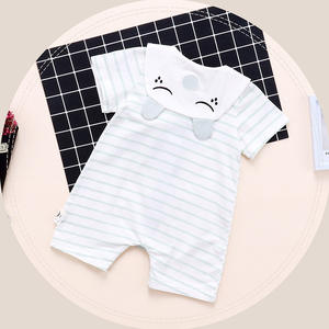 Ropa de Bebé al por Mayor a $1, Mono a Rayas para Bebé Recién Nacida, Estilo Boho - Product Image 3