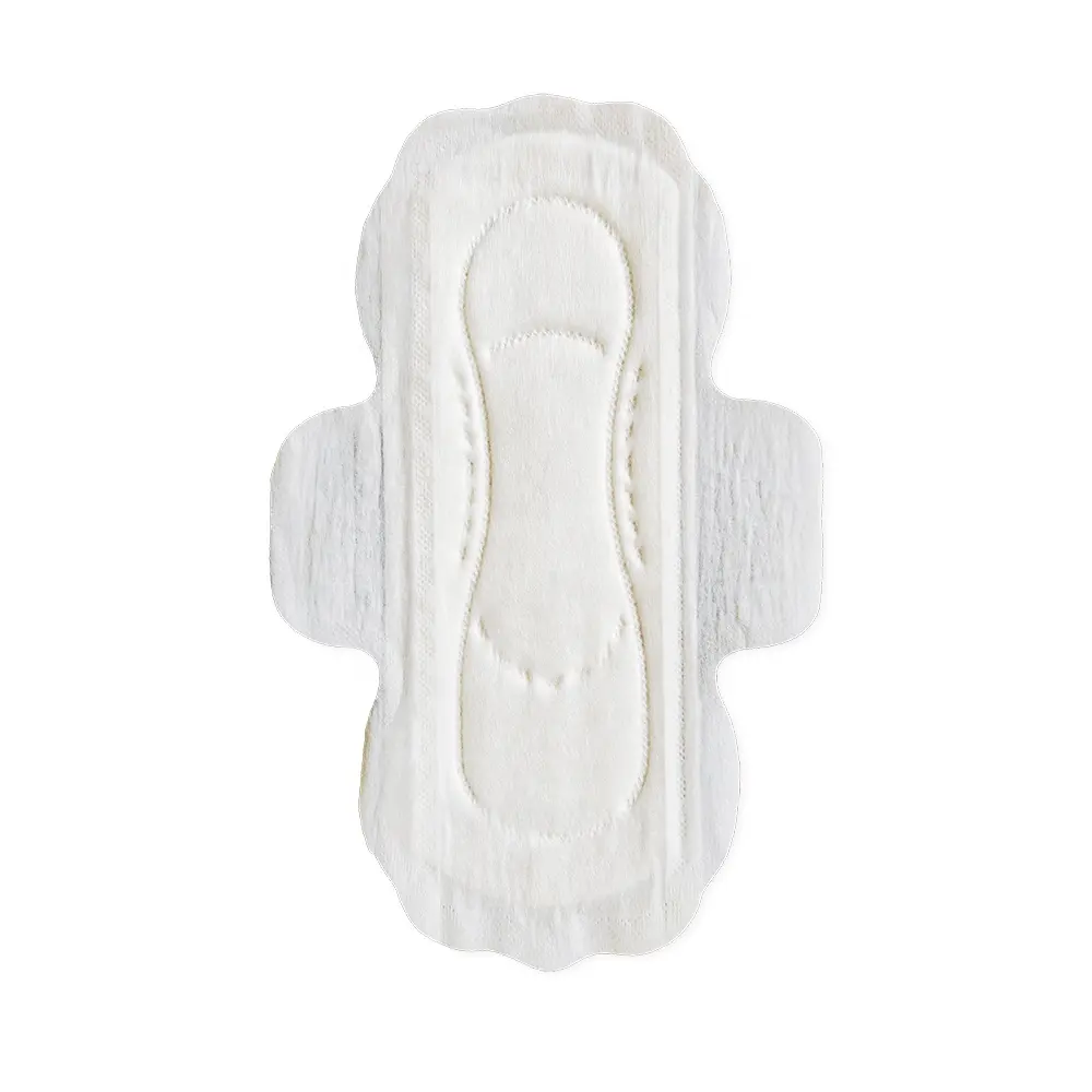 Customized brand Organic Bamboo Fiber Natural Sanitary Napkin pads for Lady's Health