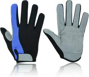 ถุงมือหนังแท้ SMX แบบเต็มนิ้ว สำหรับผู้ชายและผู้หญิง เหมาะสำหรับการแข่งขัน ออกกำลังกาย และปั่นจักรยาน - Product Image 4