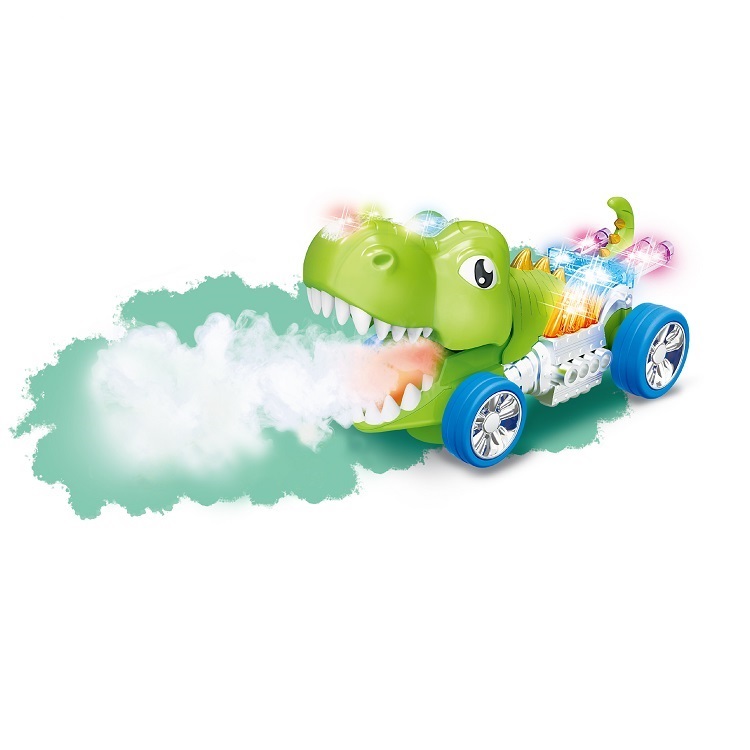 Спрей динозавр игрушка музыка Свет Звук мультфильм автоматически заранее игрушки динозавры детские электромобили с 2 вида цветов