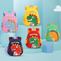 Nouveau sac à dos de maternelle dessin animé mignon pour enfants, sac d'école anti-perte léger et imperméable, mini sac à bandoulière pour enfants