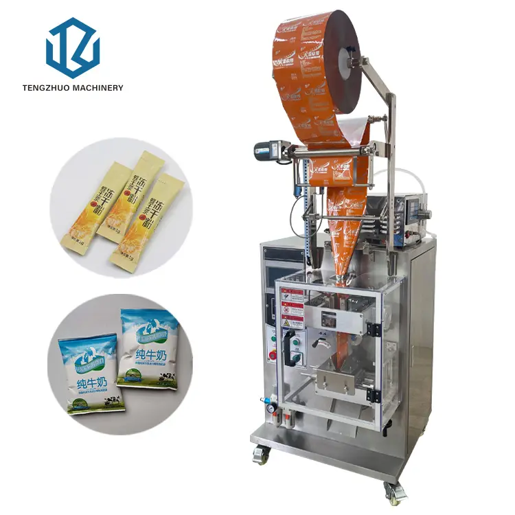 High Speed Bagged Rice Packing Machine Automatic Vertical Tomato Sauce Filling Packing Machine For Food Industry