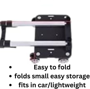 Forte carrello della spesa pieghevole estensibile rotolamento carrello a mano <span class=keywords><strong>camion</strong></span> con rotazione 4 ruote rimovibile borsa impermeabile - Product Image 4