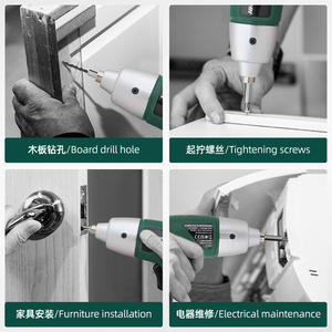 Destornillador Eléctrico de 3.6V con Batería, Rotación Hacia Adelante y Hacia Atrás, Juego de Herramientas para Reparaciones del Hogar - Product Image 5