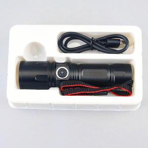 T9743 Rechargeable Flashlight Black 1200mAh <b>LED</b> Flood <b>Light</b> Outdoor Torch Us <b>Plug</b> - Product Image 1