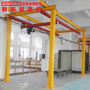 500kg 800kg 1 tonelada Grúa de puente independiente Diseño de sistema de grúa aérea de haz flexible - Product Image 3