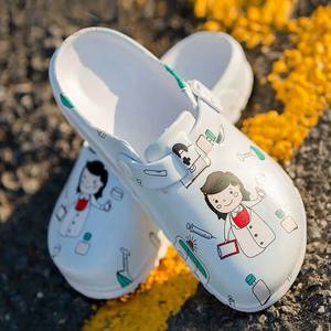 Pantuflas de Casa para Mujer, EVA Cloud, Impermeables, Tipo Mule, Antideslizantes, con Hebillas Ajustables, Zapatos de Enfermera para Usar en Todas las Temporadas - Product Image 3