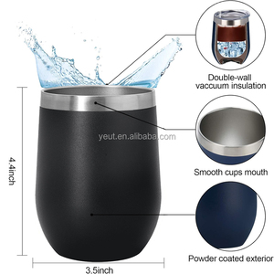 Mug à œufs en acier inoxydable à double paroi de 12 oz avec logo personnalisé, isolé sous vide, pour <span class=keywords><strong>café</strong></span> et vin, avec couvercle pour bière, design classique - Product Image 3