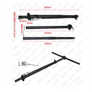 Bâtons <span class=keywords><strong>de</strong></span> guidon <span class=keywords><strong>de</strong></span> bicyclette pour Scooter électrique, <span class=keywords><strong>trottinette</strong></span> à <span class=keywords><strong>gaz</strong></span> pliable, noir - Product Image 3