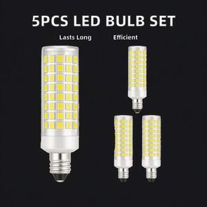 Lot de 5 ampoules LED à intensité variable G9 G4 G8 GY6.35 E14 E17 7W 9W 12W en céramique SMD2835 pour entrepôt AC110V/220V (remplace l'halogène) - Product Image 2