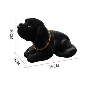 Nodding <span class=keywords><strong>Dog</strong></span> Engraçado Shaking Head Resina Toy Cute Bobblehead Puppy Dolls Car Dashboard Interior Kits Proteção - Product Image 5