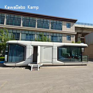 Kawagebo Kamp 38 Bedroom 40FT yatak odası ve balkon ile özelleştirilmiş lüks alüminyum prefabrik konteyner ev - Product Image 3