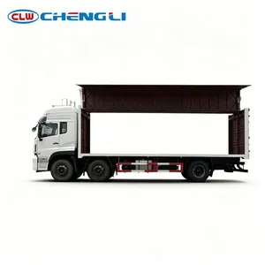 Camion de transport de marchandises à ailes hydrauliques 6X2 25 tonnes de charge utile totale 9m 260HP Yuchai Diesel pour le transport logistique - Product Image 3