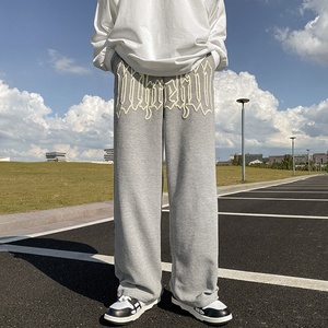 Abbigliamento da uomo di strada <span class=keywords><strong>pantaloni</strong></span> <span class=keywords><strong>bianchi</strong></span> di lusso a <span class=keywords><strong>maglia</strong></span> <span class=keywords><strong>pantaloni</strong></span> della tuta di cotone spessi <span class=keywords><strong>pantaloni</strong></span> Casual Waffle per gli uomini - Product Image 2