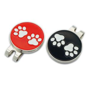 Venta al por mayor <span class=keywords><strong>de</strong></span> metal esmalte suave magnético sombrero clip titular hecho a mano decorativo deportes regalos Conjunto personalizado pelota <span class=keywords><strong>de</strong></span> golf marcador sombrero clip - Product Image 1