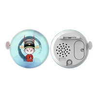 Alfileres redondos de música personalizados de fábrica, insignias parlantes personalizadas, botones, agregue su imagen, foto/texto/logotipo, diseño de bolsa de ropa, insignia