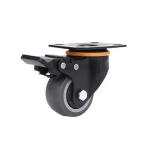 2inch Medium Duty TPR PU TPE Industrial Machinery Shelf Wheel Swivel Casters