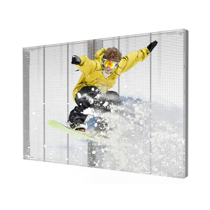 Écrans LED transparents sophistiqués P3.9-7.8 avec prise en charge du texte animé pour affichage numérique intérieur - Haute luminosité pour agences - Product Image 1