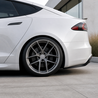 Jantes forgées super légères à 10 rayons en alliage d'aluminium gris anthracite pour la modification de véhicules de performance et de course