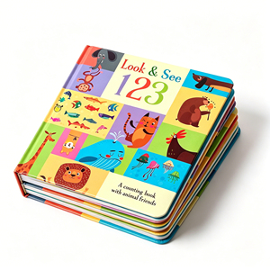 Livres d'histoires <span class=keywords><strong>pour</strong></span> enfants personnalisés en 3D avec effet pop-up, couverture rigide, impression offset 4 couleurs CMYK, reliure parfaite, laminage filmique - Product Image 2