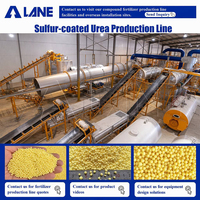 Línea de Producción de Urea Recubierta de Polímeros LANE, Tambor Rotatorio Granular de Liberación Lenta, Planta de Fabricación Llave en Mano de Alta Capacidad