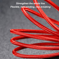 Productos de Venta caliente Todo en uno Cable USB Cable DE DATOS 1,2 m 4FT Nylon trenzado con 3 conectores Cable de carga USB RSZ8