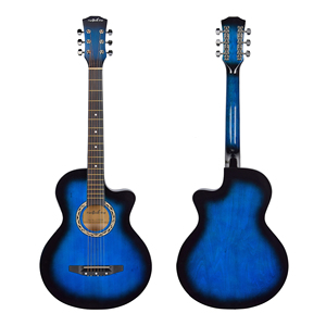 6 Dây Đàn <span class=keywords><strong>Guitar</strong></span> Acoustic 38Inch Độ Bóng Cao Đầy Màu Sắc Cho Người Mới Bắt Đầu Bán Sỉ Nhạc Cụ Tùy Chỉnh Trung Quốc - Product Image 6