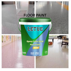 Revêtement de sol <span class=keywords><strong>en</strong></span> béton sans solvant, antidérapant, autonivelant, matériau de construction, peinture époxy pour sols <span class=keywords><strong>en</strong></span> sable coloré - Product Image 1