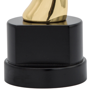 Fashion design Hot selling star catching a forma di trofeo in metallo con Base in legno per attore e attrice star model award JM28 - Product Image 4