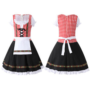 Disfraz de <span class=keywords><strong>Heidi</strong></span> para el Oktoberfest, Traje de Niña Alemana, Disfraz de Camarera de Cerveza, Vestido Bávaro Dirndl, Disfraz para el Oktoberfest - Product Image 6