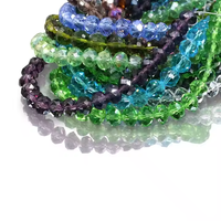 Vente en gros directe d'usine 6x8mm imitation perle cristal perle brin cristal de roche perle bracelet pour la fabrication de bijoux