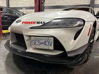 Lèvre de pare-chocs avant en fibre de carbone VRS STYLE nouvelle mise à niveau pour Toyota A90 SUPRA MKV